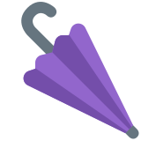 Geschlossener Regenschirm - Twitter / X