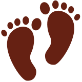 Fußabdrücke - Twitter / X