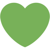 Grünes Herz - Twitter / X