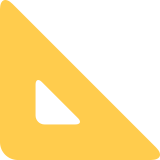 Dreieckiges Lineal - Twitter / X