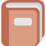 Notizbuch mit dekorativem Einband - Twitter / X