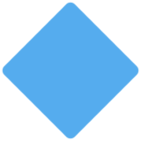 Große blaue Raute - Twitter / X