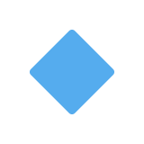 Kleine blaue Raute - Twitter / X