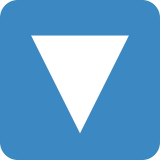 Abwärts-Schaltfläche - Twitter / X