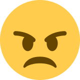 Verärgertes Gesicht - Twitter / X