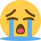 Heulendes Gesicht - Twitter / X