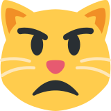 Schmollende Katze - Twitter / X