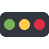 Horizontale Verkehrsampel - Twitter / X