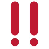 Doppeltes Ausrufezeichen - Twitter / X