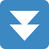 Doppelpfeile nach unten - Twitter / X