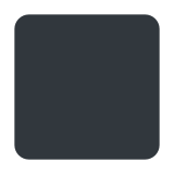 Mittelgroßes schwarzes Quadrat - Twitter / X