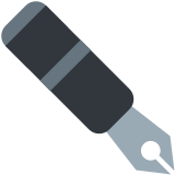 Schwarzer Federhalter - Twitter / X