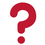 Rotes Fragezeichen - Twitter / X