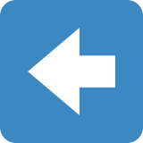 Pfeil nach links - Twitter / X