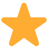 Weißer mittelgroßer Stern - Twitter / X