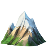 Schneebedeckter Berg Emoji