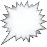 Sprechblase Schreien