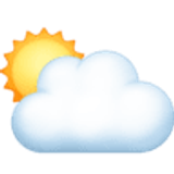 Sonne hinter großer Wolke - Facebook