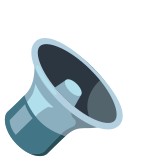 Lautsprecher mit geringer Lautstärke - Noto Color Emoji