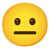 Neutrales Gesicht - Noto Color Emoji