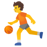 Person mit Ball - Noto Color Emoji