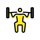 Gewichtheber(in) - OpenMoji