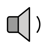 Lautsprecher mit geringer Lautstärke - OpenMoji