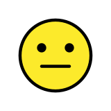 Neutrales Gesicht - OpenMoji