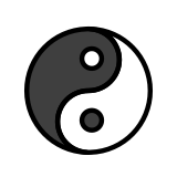 Yin und Yang - OpenMoji