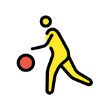Person mit Ball - OpenMoji