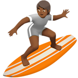 Surfer(in): mitteldunkle Hautfarbe