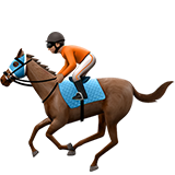 Pferderennen: mittlere Hautfarbe