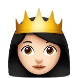 Prinzessin: helle Hautfarbe