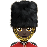 Wache: dunkle Hautfarbe