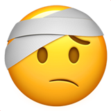 Emoji mit Verband