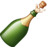 Flasche mit knallendem Korken - Facebook