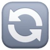 Pfeile gegen den Uhrzeigersinn - Facebook