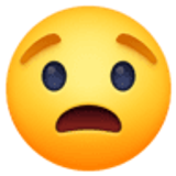 Besorgtes Gesicht - Facebook