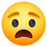 Qualvolles Gesicht - Facebook