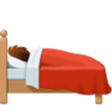 Im Bett liegende Person - Facebook