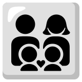 Familie: Mann, Frau, Junge und Junge - Noto Color Emoji