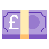 Pfund-Banknote - Noto Color Emoji