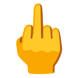 Mittelfinger - Noto Color Emoji