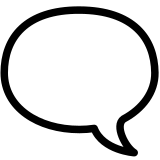 Sprechblase links - Noto Color Emoji