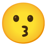 Küssendes Gesicht - Noto Color Emoji