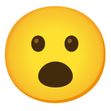 Gesicht mit offenem Mund - Noto Color Emoji