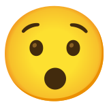 Verdutztes Gesicht - Noto Color Emoji