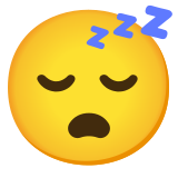 Schlafendes Gesicht - Noto Color Emoji
