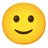 Leicht lächelndes Gesicht - Noto Color Emoji
