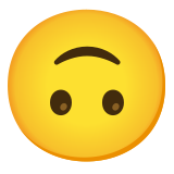 Umgekehrtes Gesicht - Noto Color Emoji
